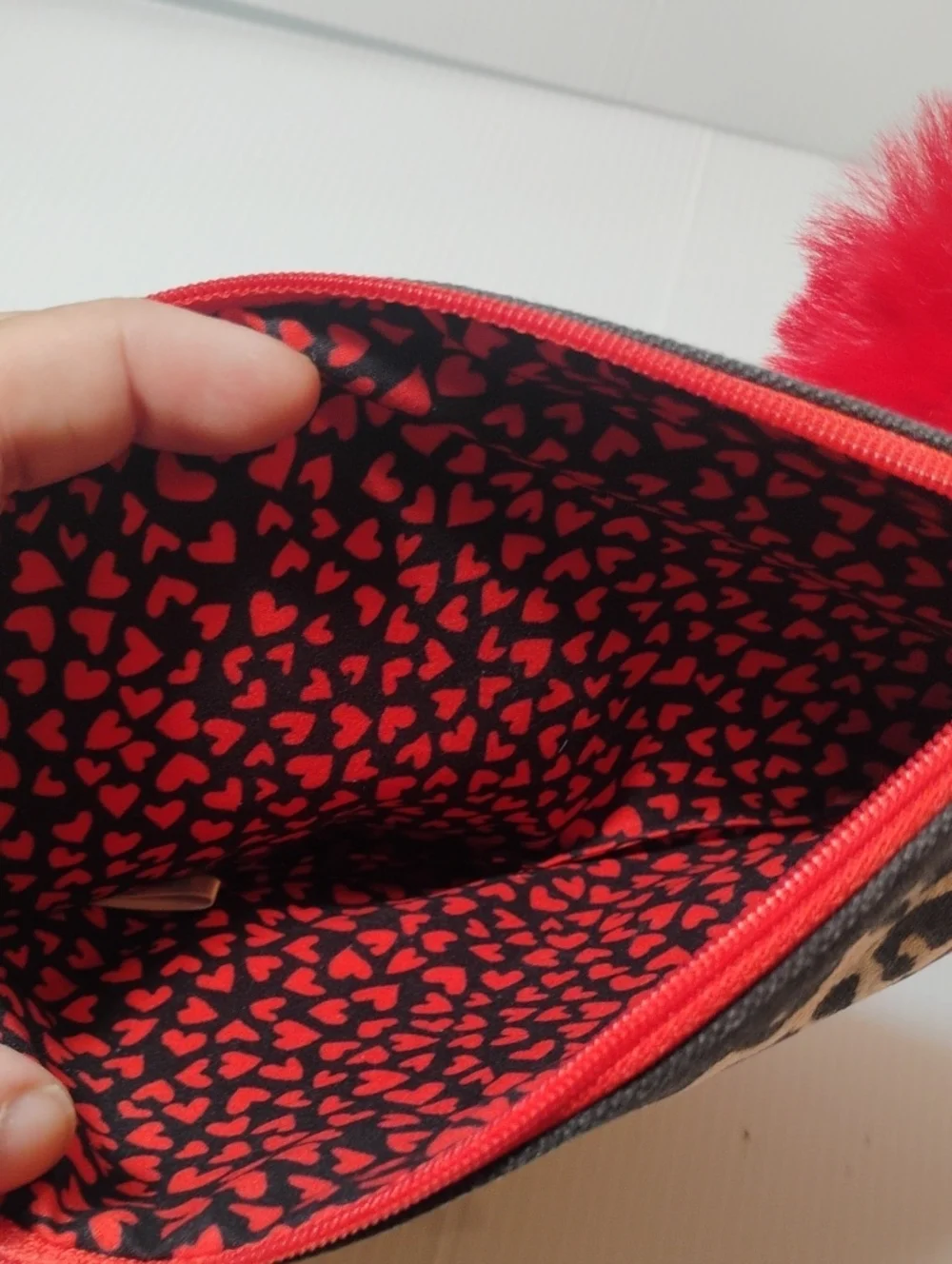 Brighton Pouch/Clutch With Pom-Pom